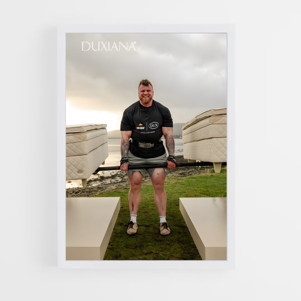 Poster Sommet de Force – affiche Powerlifting (vue 3)